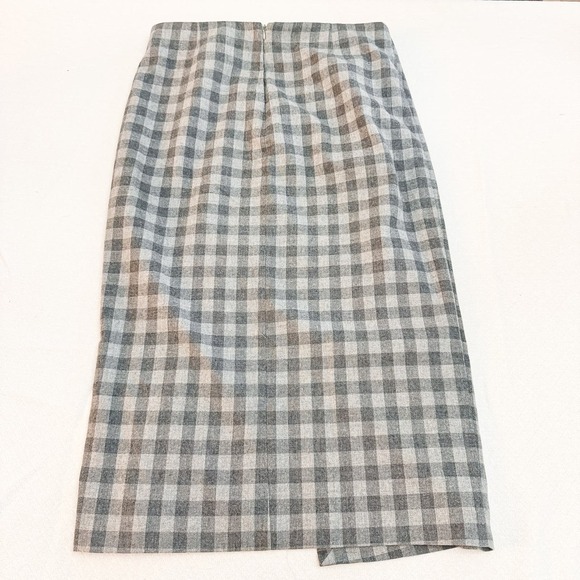 Zara Grey Cross Front Tied Style Skirt Size Medium NWT - Picture 2 of 6